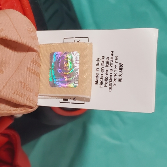 RARE! JOHN GALLIANO BLACK RED LEATHER BOSTON/BOWLING BAG NEW WITH TAG FULL SET - Picture 5 of 11